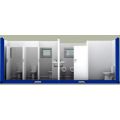 Туалетний блок 6х2,5 м (6 унітазів, 2 рукомийники)